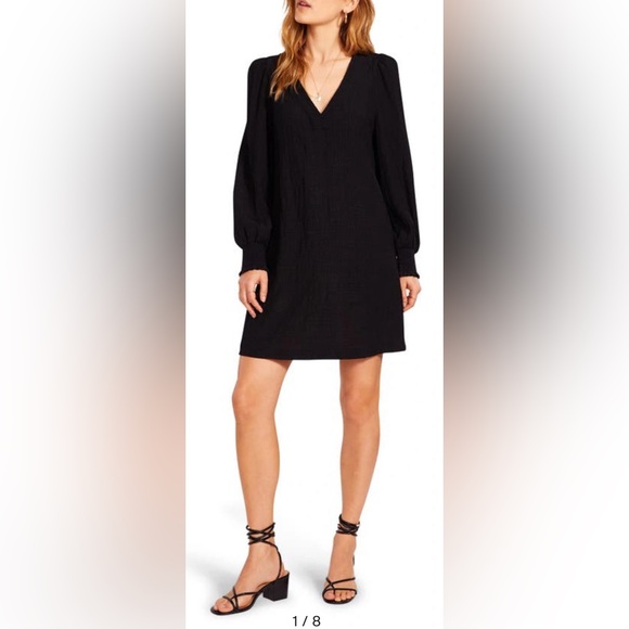 BB Dakota By Steve Madden Black Long Sleeve Minidress Size Small (2-4) N… - Picture 1 of 14